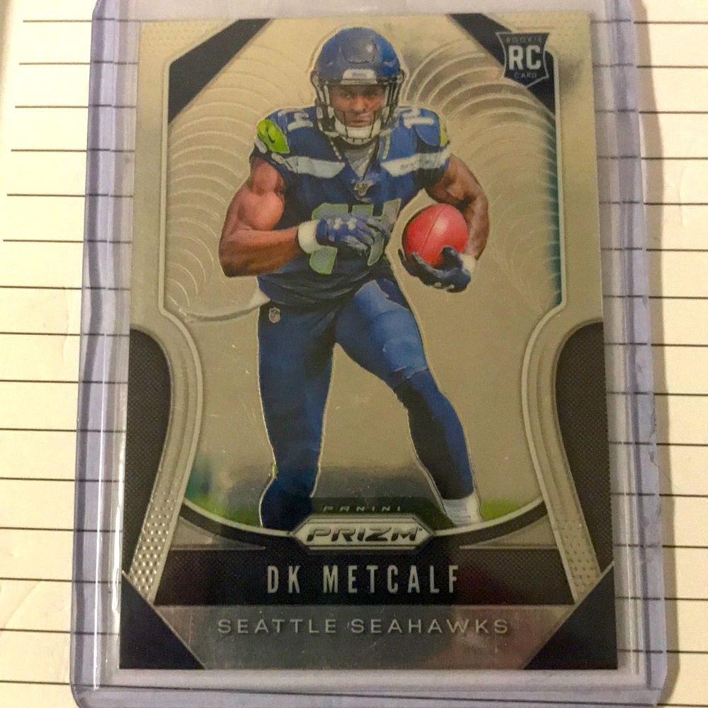 2019 panini prizm dk metcalf rookie base seahawks